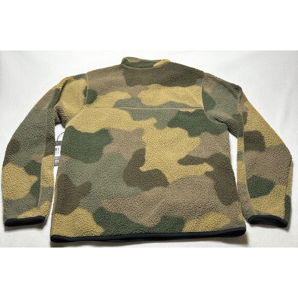 Camo Mountain Hardwear Hicamp Fleece Mens Small Sherpa Half Zip Jacket NWT New - Picture 2 of 8